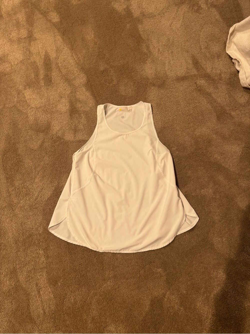 Zella White Racerback Tank Top